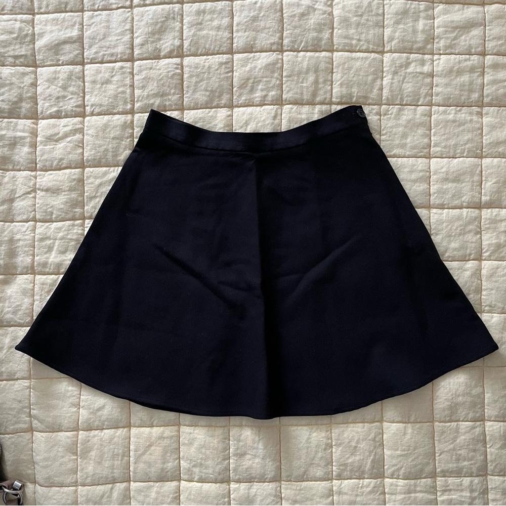 French Connection Black A-line Skirt
